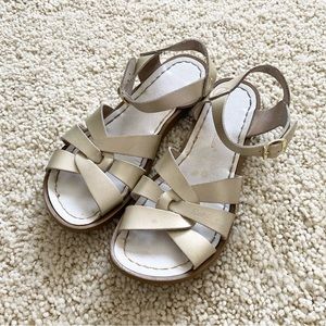 Gold Saltwater Sandals